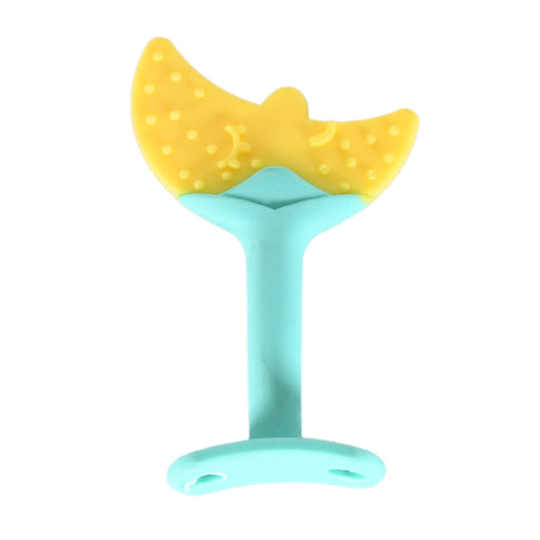 baby silicone teether fruit teether for toddlers 100 food grade silicone teether non toxic latex free suitable for kids above 3 months sunflower moon shape1 pc