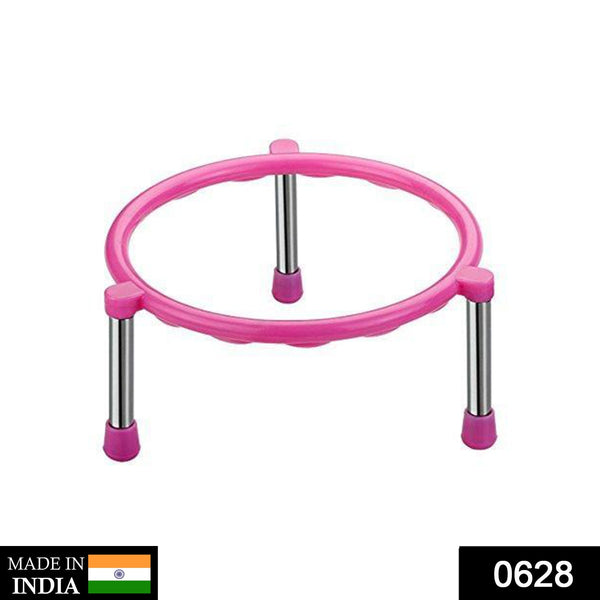 628 Stainless Steel Single Ring Matka Stand 