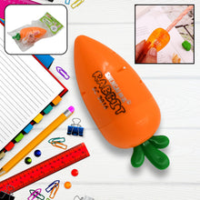 8878 student pencil sharpener cartoon simple carrot pencil sharpener suitable for students children school stationery 1 pc