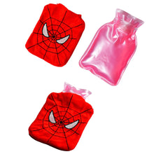 6508 spiderman small hot water bag with cover for pain relief neck shoulder pain and hand feet warmer menstrual cramps
