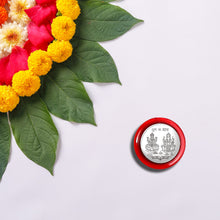 silver coin for gift and pooja