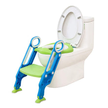 1483 2 in 1 training foldable ladder potty toilet seat for kids 1