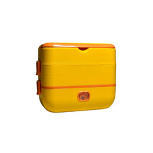 2944 2layer electric lunch box for office portable lunch warmer with removable 4 stainless steel container