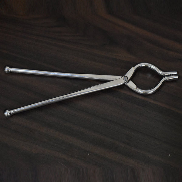 8112 ganesh premium quality unbreakable stainless steel goti sandsi sansi pakkad pincer chimta tongs utensil holder smart kitchen tool 8mm
