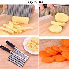 2008 stainless steel vegetable salad chopping knife crinkle cutters