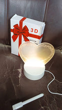 12939 3d heart shape creative lamp