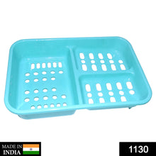 1130 3 in 1 Soap keeping Plastic Case for Bathroom use 