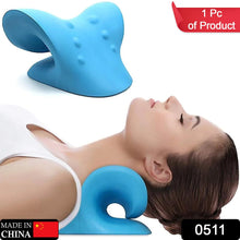 0511 neck relaxer cervical pillow for neck shoulder pain chiropractic acupressure manual massage medical grade material recommended by orthopaedics