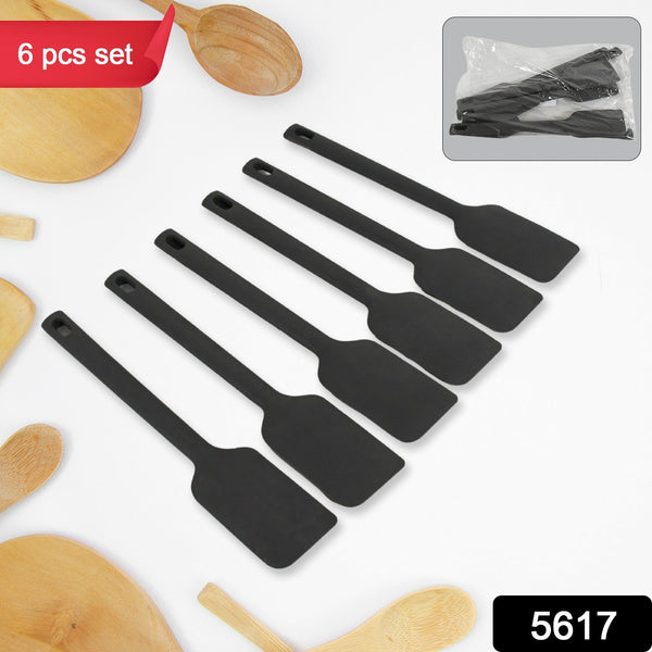 5617-silicone-spatula-heat-resistant-spatulas-dough-scraper-kitchen-spatula-silicone-dough-scraper-for-cooking-and-baking-6-pcs-set-28-cm