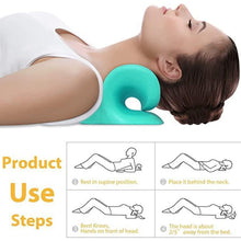 0511 neck relaxer cervical pillow for neck shoulder pain chiropractic acupressure manual massage medical grade material recommended by orthopaedics