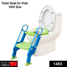 1483 2 in 1 training foldable ladder potty toilet seat for kids 1