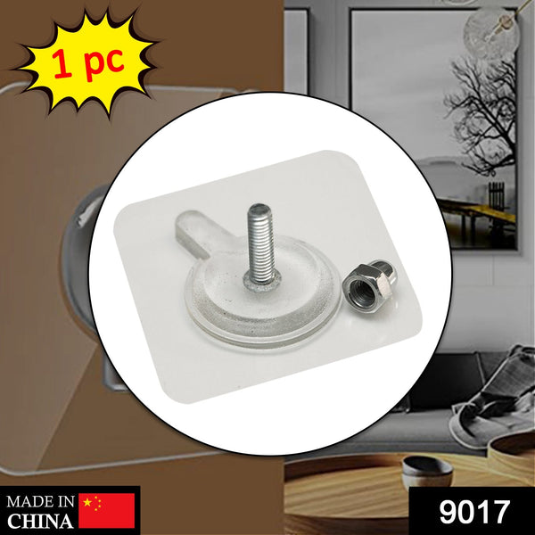 9017 adhesive screw wall hook used in all kinds of places including household and offices for hanging and holding stuffs etc 1