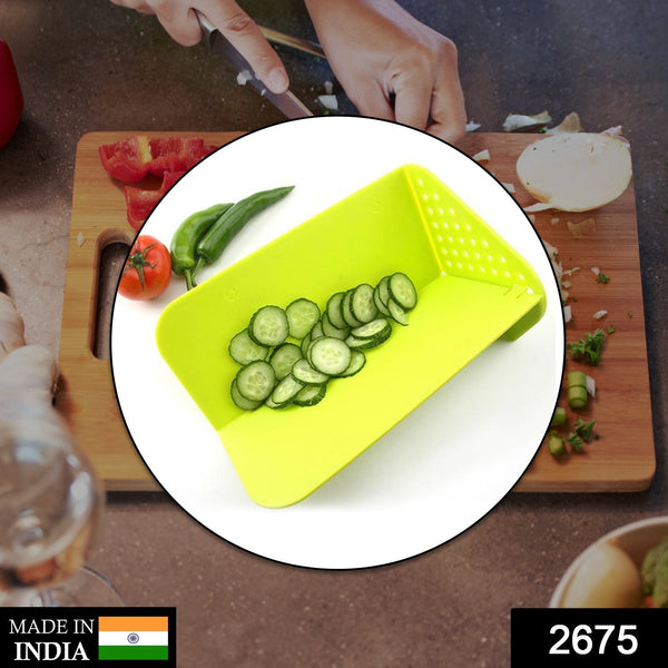 2675 multi chopping board and stand for cutting and chopping of vegetables fruits meats etc including all kitchen purposes
