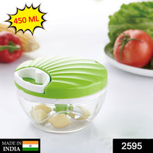 2595 2in1 speedy chopper with 450ml capacity easy to chop vegetable
