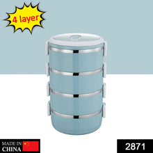 2871 multi layer stainless steel hot lunch box 4 layer 1
