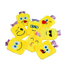 6535 1pc mix emoji designs small hot water bag with cover for pain relief neck shoulder pain and hand feet warmer menstrual cramps