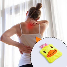 6511 yellow duck small hot water bag with cover for pain relief neck shoulder pain and hand feet warmer menstrual cramps 1
