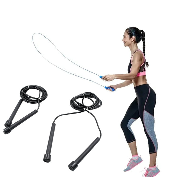 0650 speed skipping rope jump rope with pvc handle sports skipping rope jump rope for weight loss fitness sports exercise workout for men women boys girls 3mtr