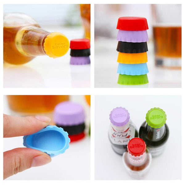 4789 beer savers caps 6pc used in soda and cold drink bottles for covering bottle mouth 1