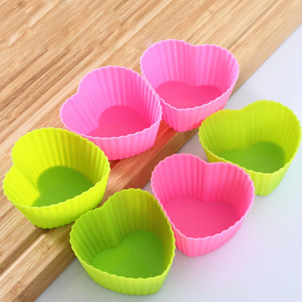 0724 silicone loving heart shaped baking mold fondant cake tool chocolate candy cookies pastry soap moulds