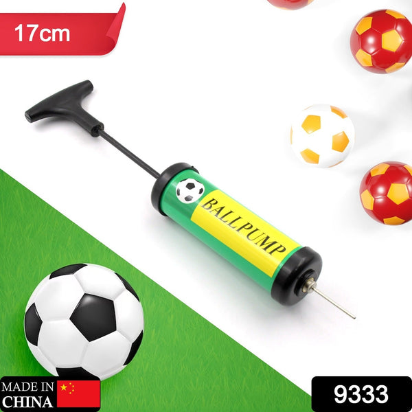 9333 inflator air ball pump soft bouncing ball development kids toy sports plastic pump for soccer basketball football volleyball ball 17 cm