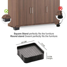 1124l premium multipurpose heavy duty cupboard refrigerator sofa base stand set of 4 pcs