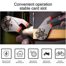 9062 multi function hexagon universal wrench adjustable bionic plier spanner repair hand tool small single sided bionic wrench household repairing wrench hand tool 1