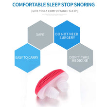 0353 2 in 1 anti snoring and air purifier nose clip for prevent snoring and comfortable sleep