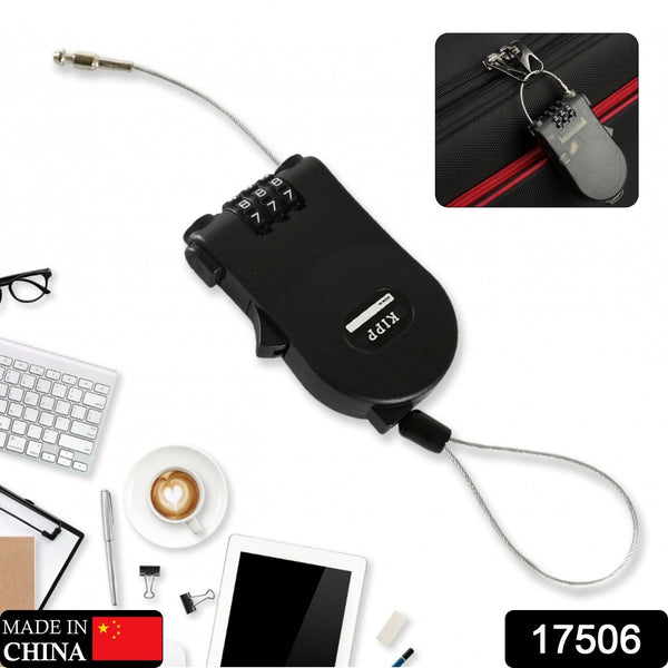 multifunction cable lock with number code