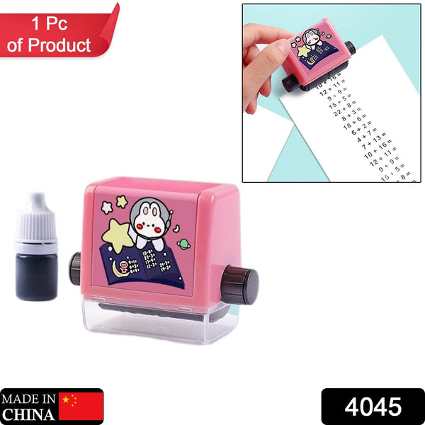 4045 roller digital teaching stamp addition and subtraction roller stamp