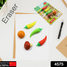 4575 vegetable shaped erasers puzzle erasers erasers for kids fun erasers gifts for kids pencil erasers for birthday gifts for kids 5 pcs set