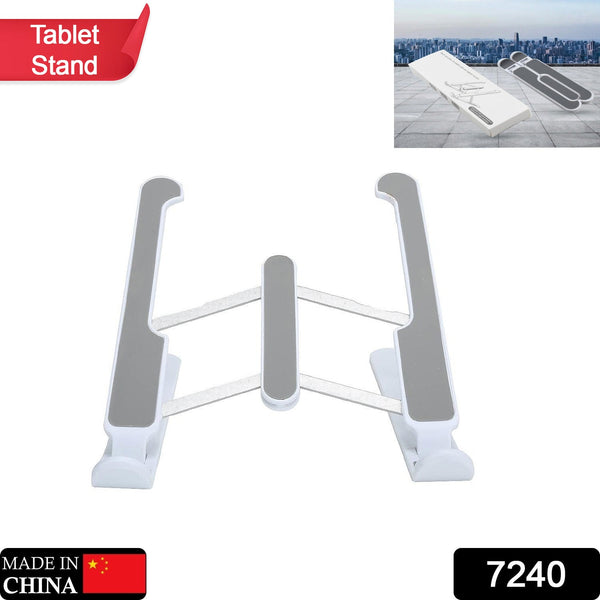 7240 adjustable tablet stand holder with built in foldable legs and high quality fibre