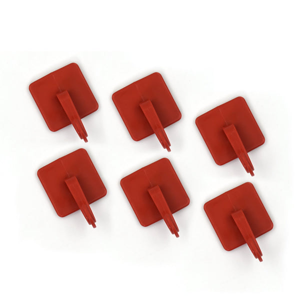 4837 self adhesive sticker wall hooks pack of 6