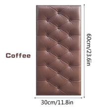 9031 3d wall cushion brown