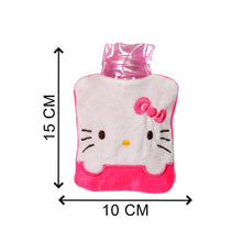 6520 pink hello kitty small hot water bag with cover for pain relief neck shoulder pain and hand feet warmer menstrual cramps