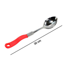 2936 stainless steel serving spoon with plastic handle