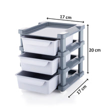 4767 Mini 3 Layer Drawer Used for storing makeup equipment’s and kits used by women’s and ladies. 