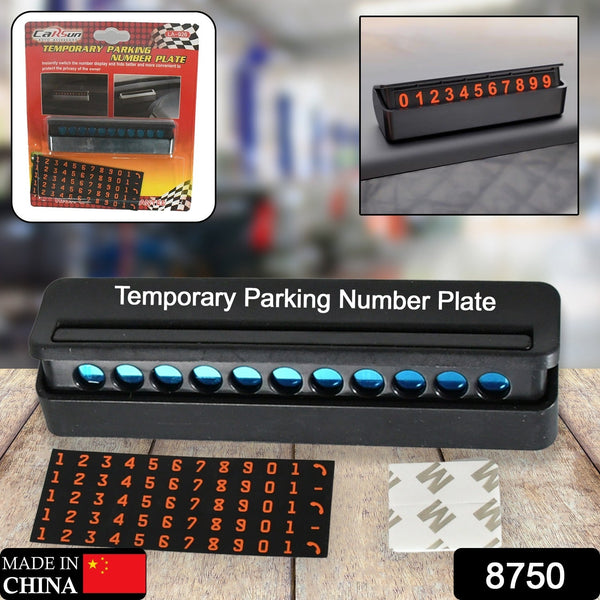 8750_temporary_park_number_plate