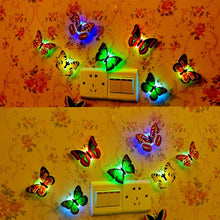 6278 the butterfly 3d night lamp comes with 3d illusion design suitable for drawing room lobby