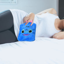 6512 blue stitch small hot water bag with cover for pain relief neck shoulder pain and hand feet warmer menstrual cramps 1