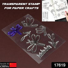 reusable rubber stamp tpr stamp diy accessories good stamping effect diy transparent stamp stick repeatedly for envelope for diary for invitation letter photo album decoration for paper crafts mix design 1 set 1