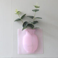 1154 wall hanging silicone flower pot sticker plant rack for decoration multicolour 1