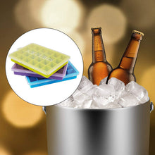 multicolour silicone ice cube trays