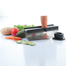 8101 ganesh plastic vegetable slicer cutter black