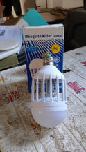 6898 12w mosquito killer lamp e27 summer moths flying insects led zapper mosquito killer lamp light bulb household 12w