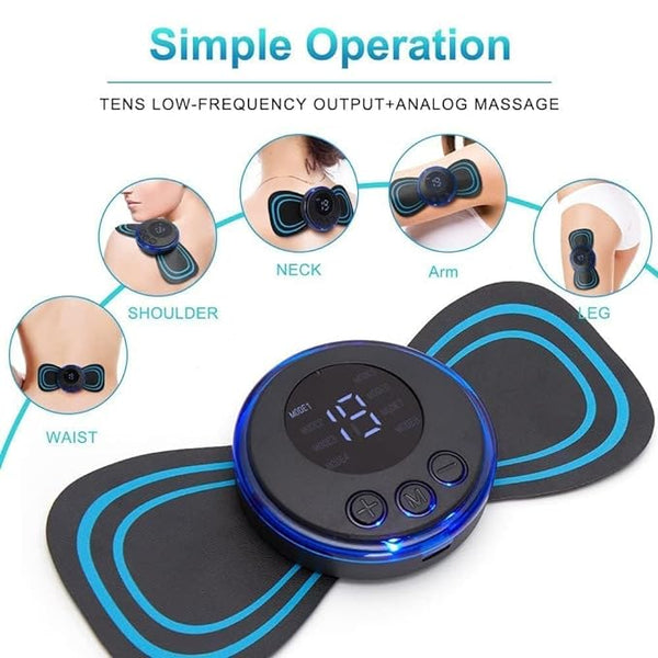 Portable Usb Neck Massager Electric Neck Massager Automatic Massage Enhancer Mini Cervical Massager Ems Lymphatic Drainage Massage With Cable