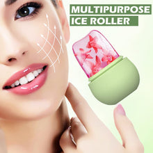 1226 non slip silicone face ice cubes easy grip new unique shape ice roller base reusable for beauty 1 pc