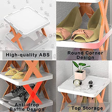9078 4 layer shoes stand shoe tower rack suit for small spaces closet small entryway easy assembly and stable in structure corner storage cabinet for saving space