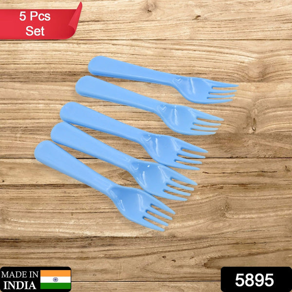 5895 plastic fork 5pc set