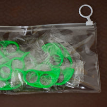 0189 10 pcs orange peeler with transparent pouch bag combo